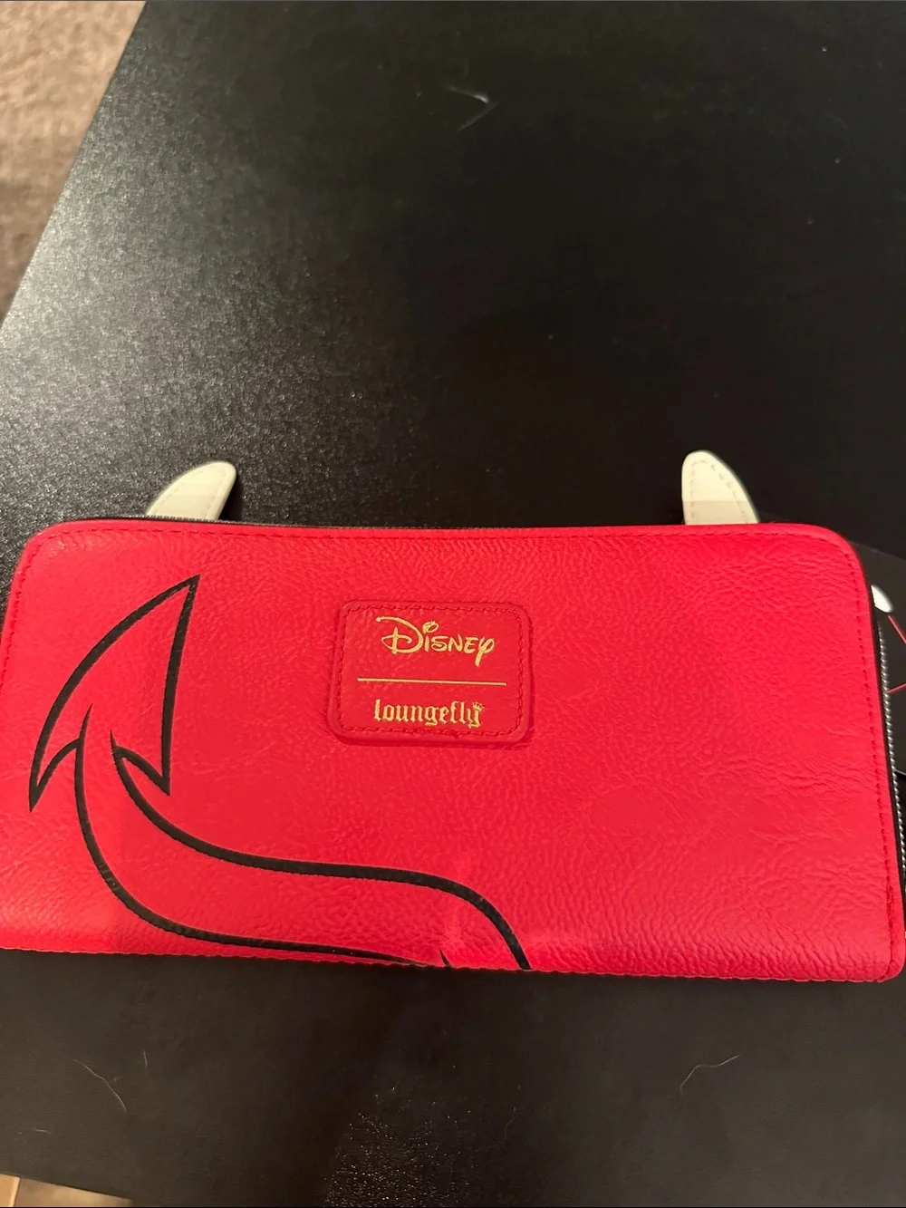 Loungefly Disney Red Donald Duck Wallet with White Horn Accents